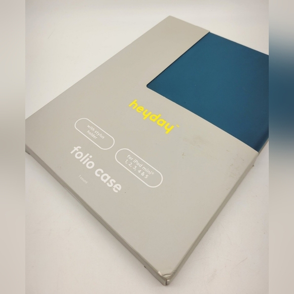 Blue iPad Mini 1-5 and Pencil Suede Case by heyday - Picture 5 of 5